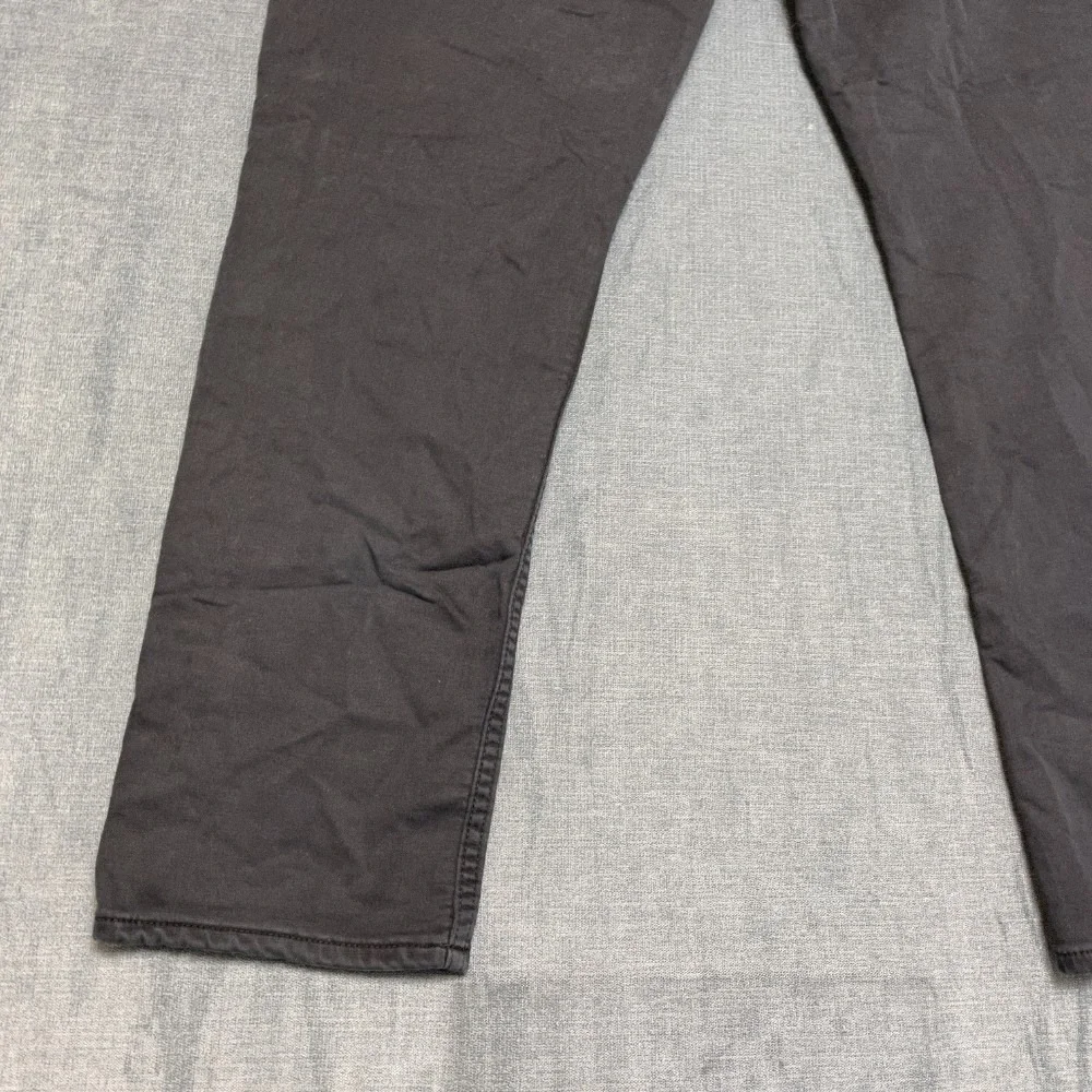 Banana Republic Traveler Pant Mens 33x30 Black Cotton Straight Zip Fly Mid Rise